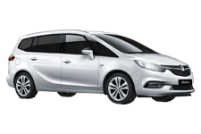 Van Hire Stansted Airport - Vauxhall Zafira 5 + 2 - Minibus hire Stansted airport